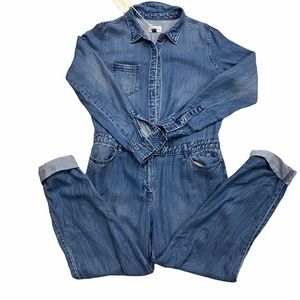 NWT Universal Thread Denim Long Sleeve Jump Suit